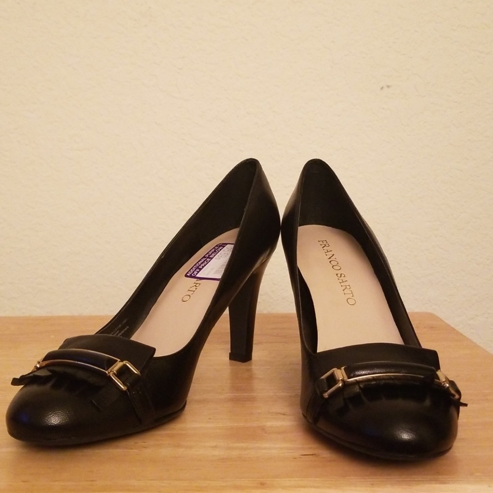 Rufina Leather Fringe Pumps